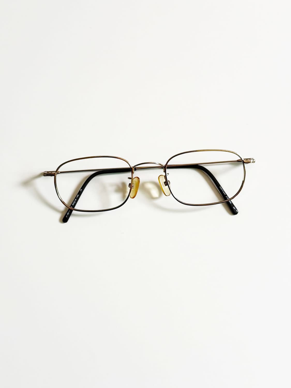 GIOVANNI JUNTINI 슬림 스퀘어 메탈 빈티지 안경 상품이미지1