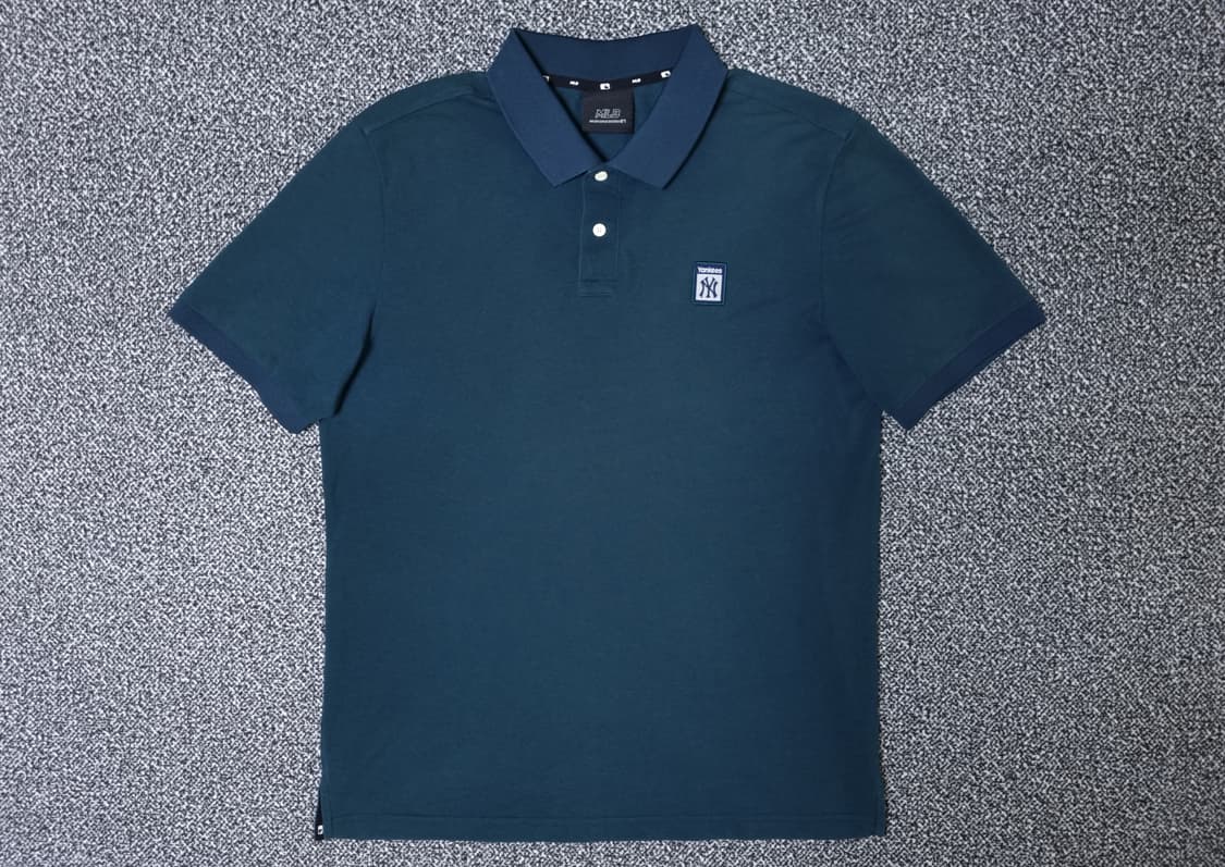 [무료배송][110]MLB 남성용 피케 반팔티 카라티 상품이미지1