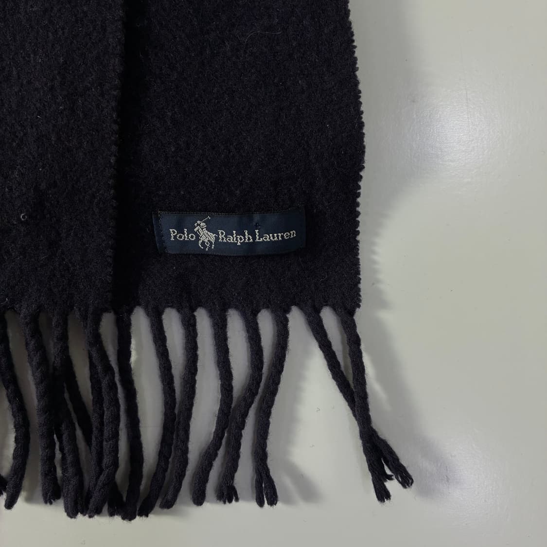 Polo 폴로 랄프로렌 버진울 네이비 머플러 상품이미지3