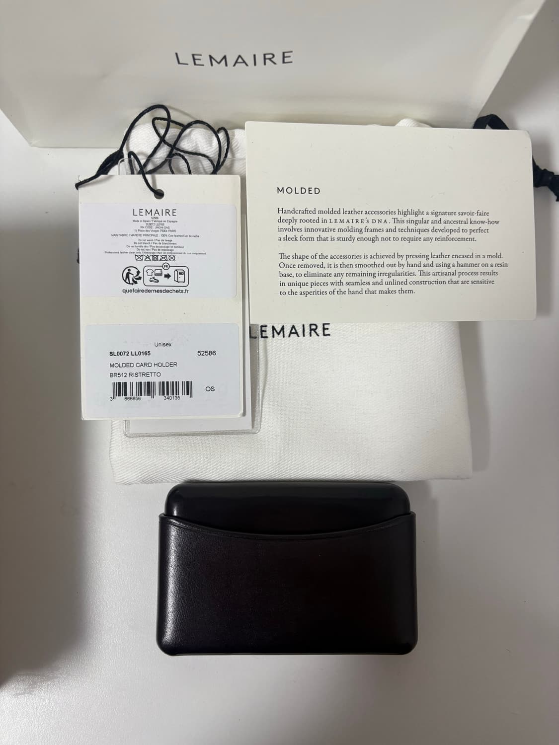 LEMAIRE 몰디드 카드지갑 상품이미지1