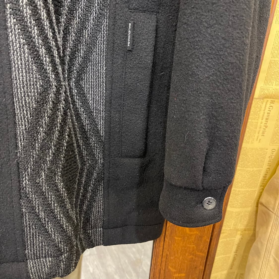 90's BALENCIAGA wool jacket 상품이미지4