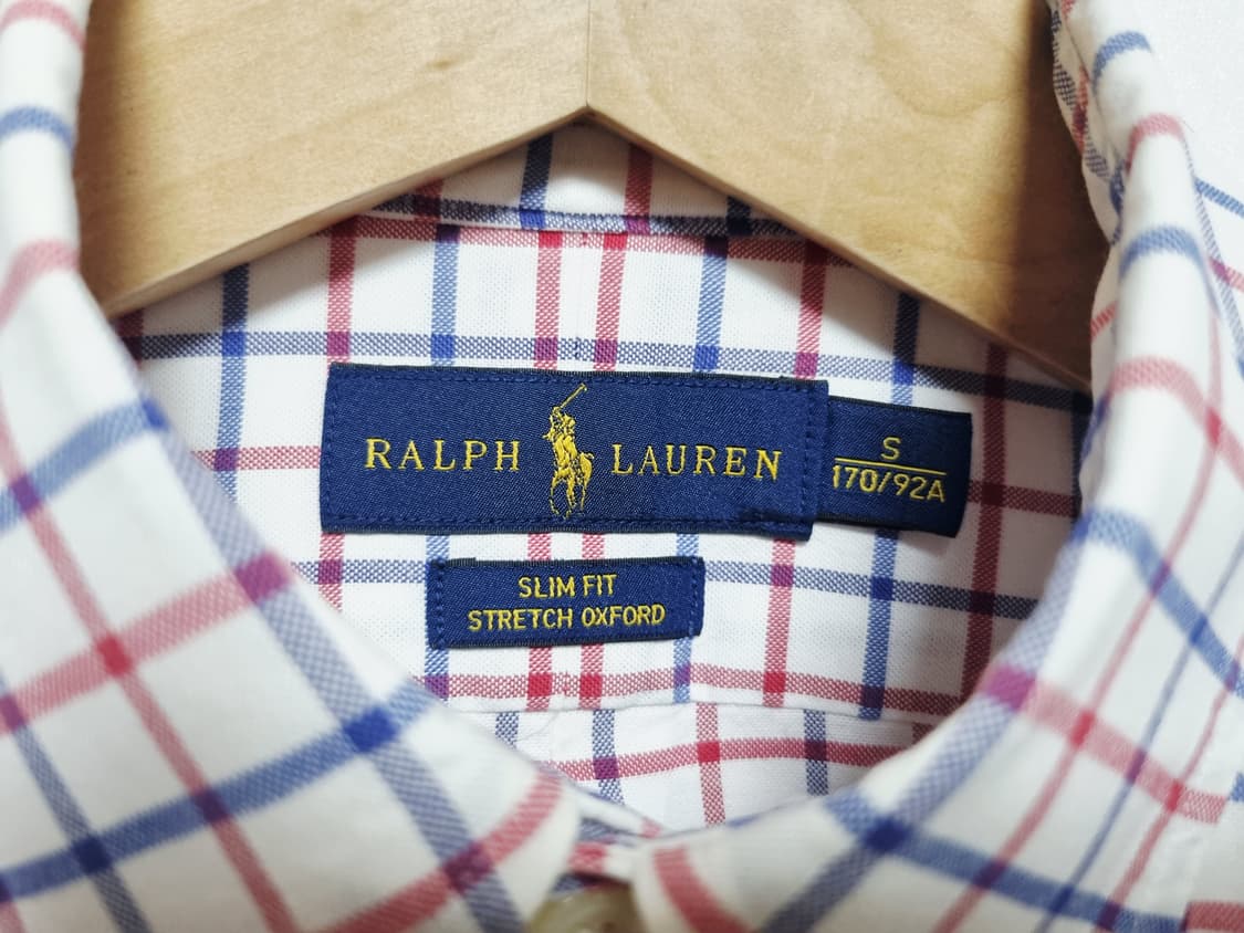 남성 POLO 폴로 랄프로렌 옥스포드 옥스퍼드 긴팔 체크 패턴 남방 셔츠 상품이미지4