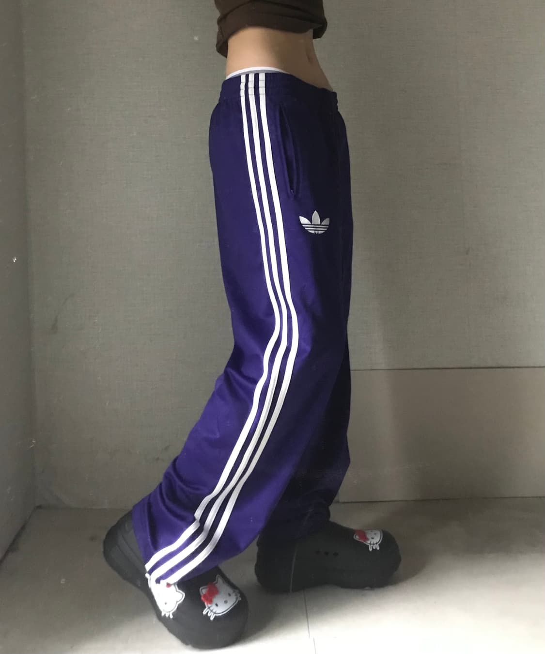 아디다스 퍼플 빅파이어버드 트레이닝 팬츠 상품이미지4