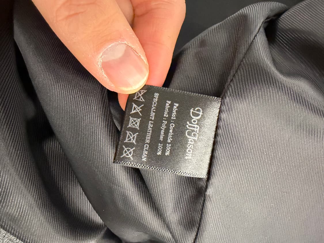 Doffjason cowhide single jacket M 상품이미지9