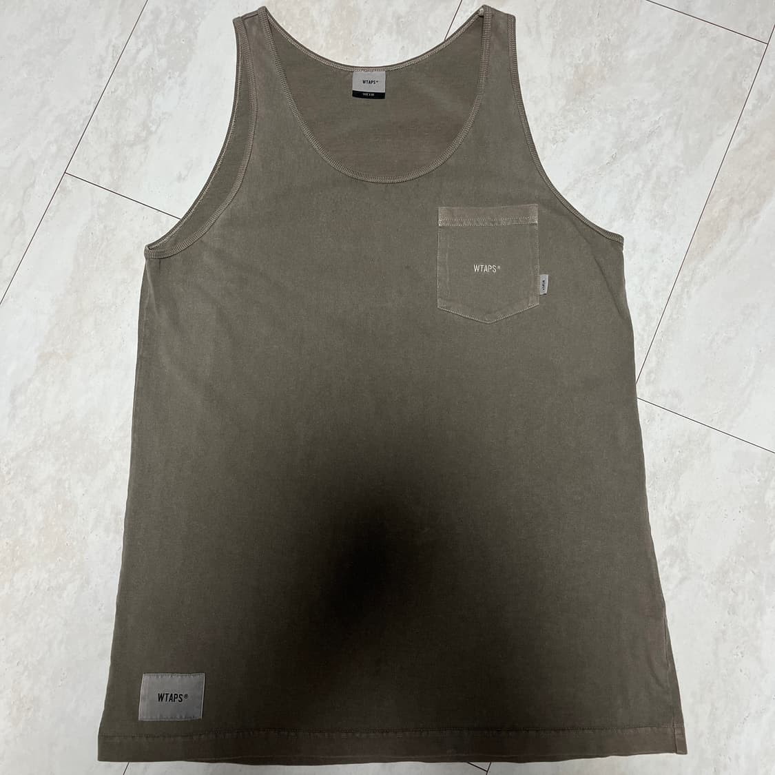 WTAPS 올리브 워싱 나시 SIZE 02 상품이미지1