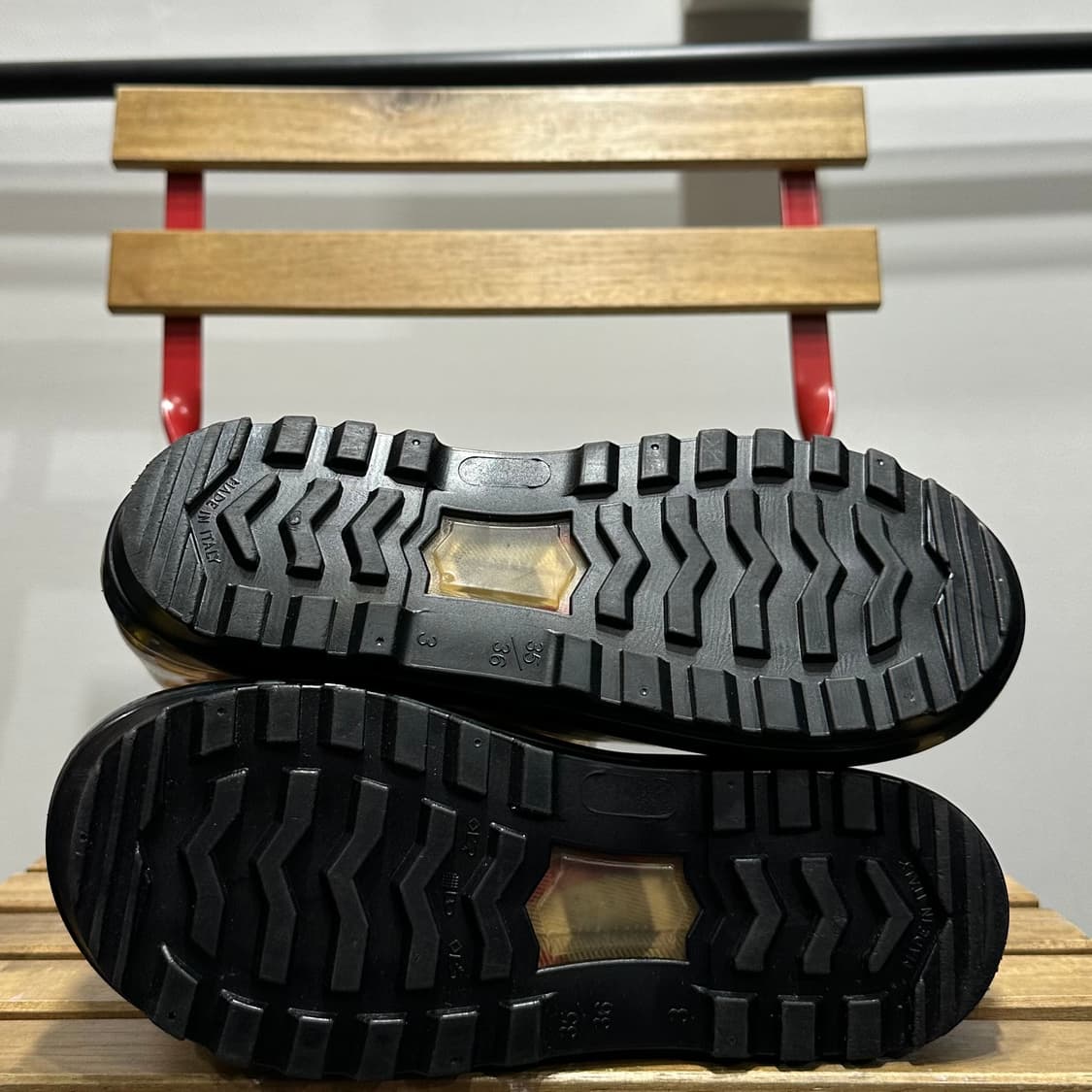 EU36) 버버리 부츠 여성 여자 장화 체크 레인 부츠 상품이미지5