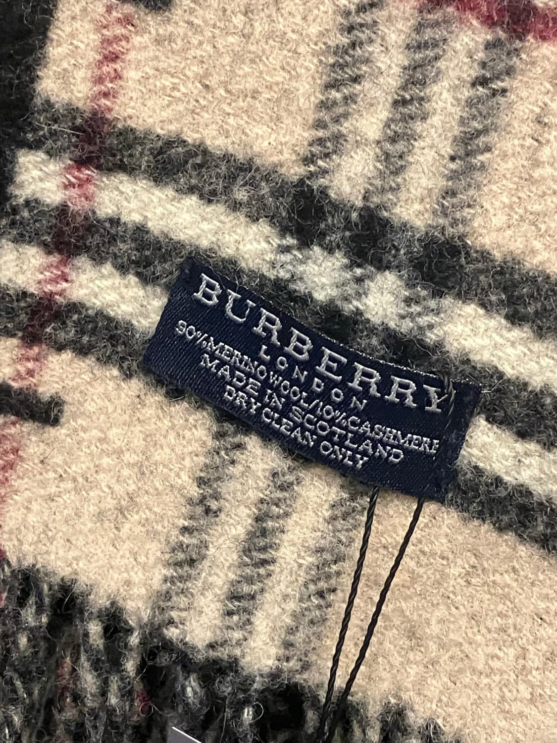 버버리 체크 롱 머플러 브라운 블랙 #csz2287 상품이미지2