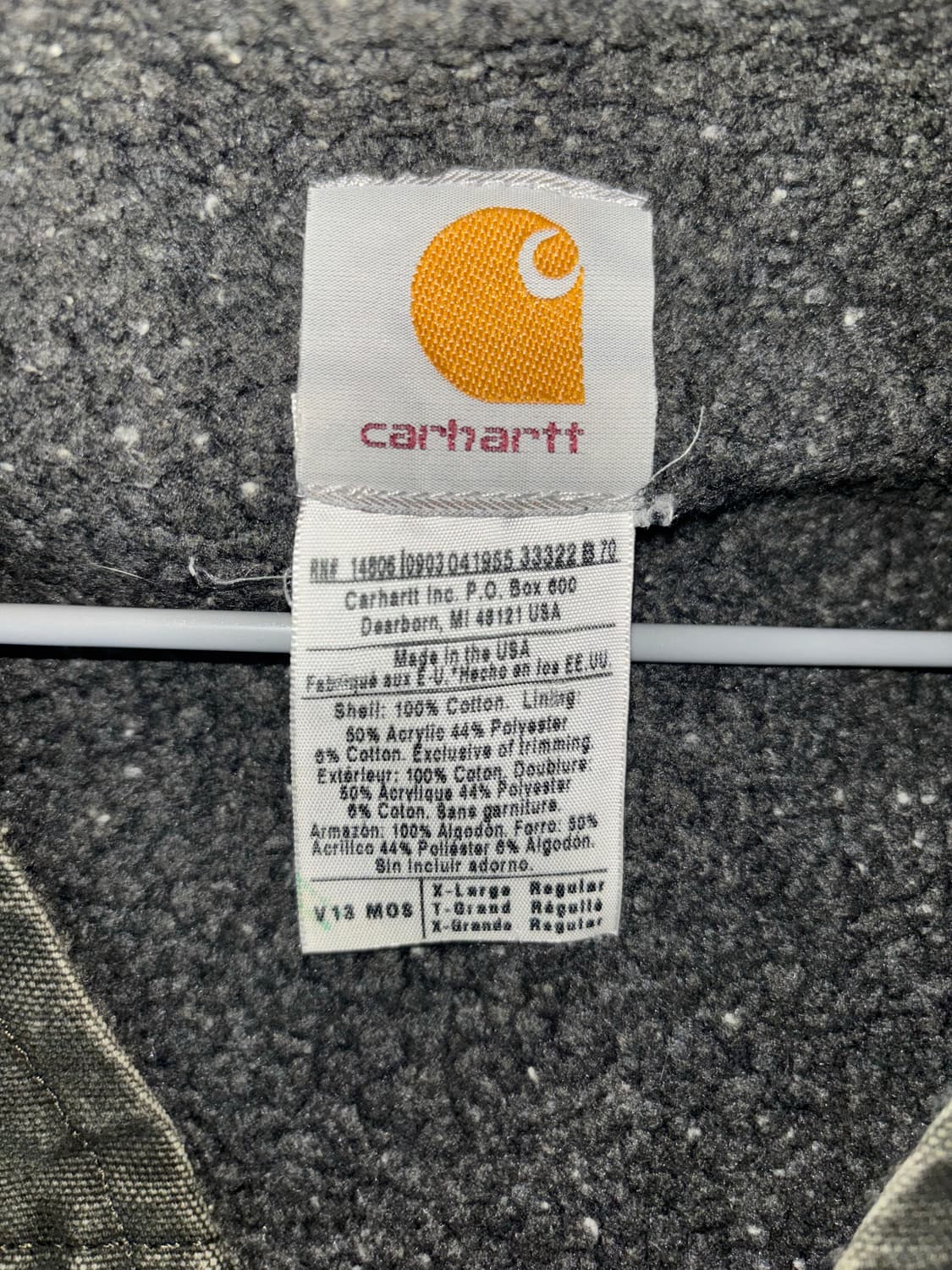 칼하트 V13 MOS 모스그린 베스트 조끼 상품이미지4