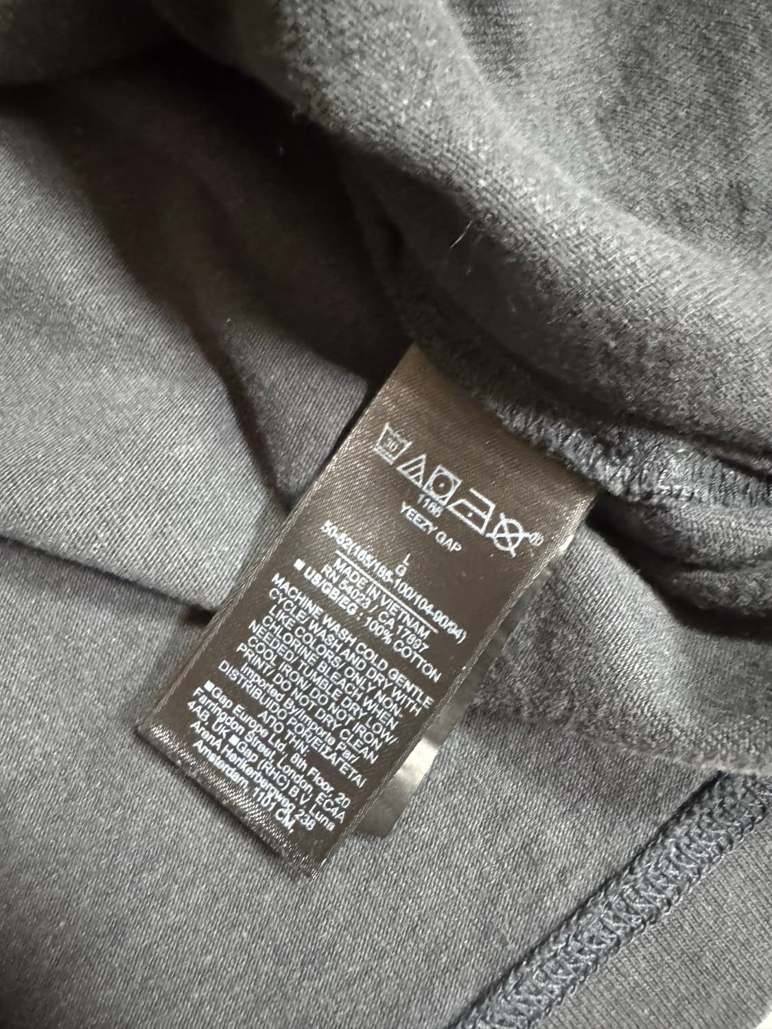 이지갭 숏 슬리브 블랙 상품이미지3