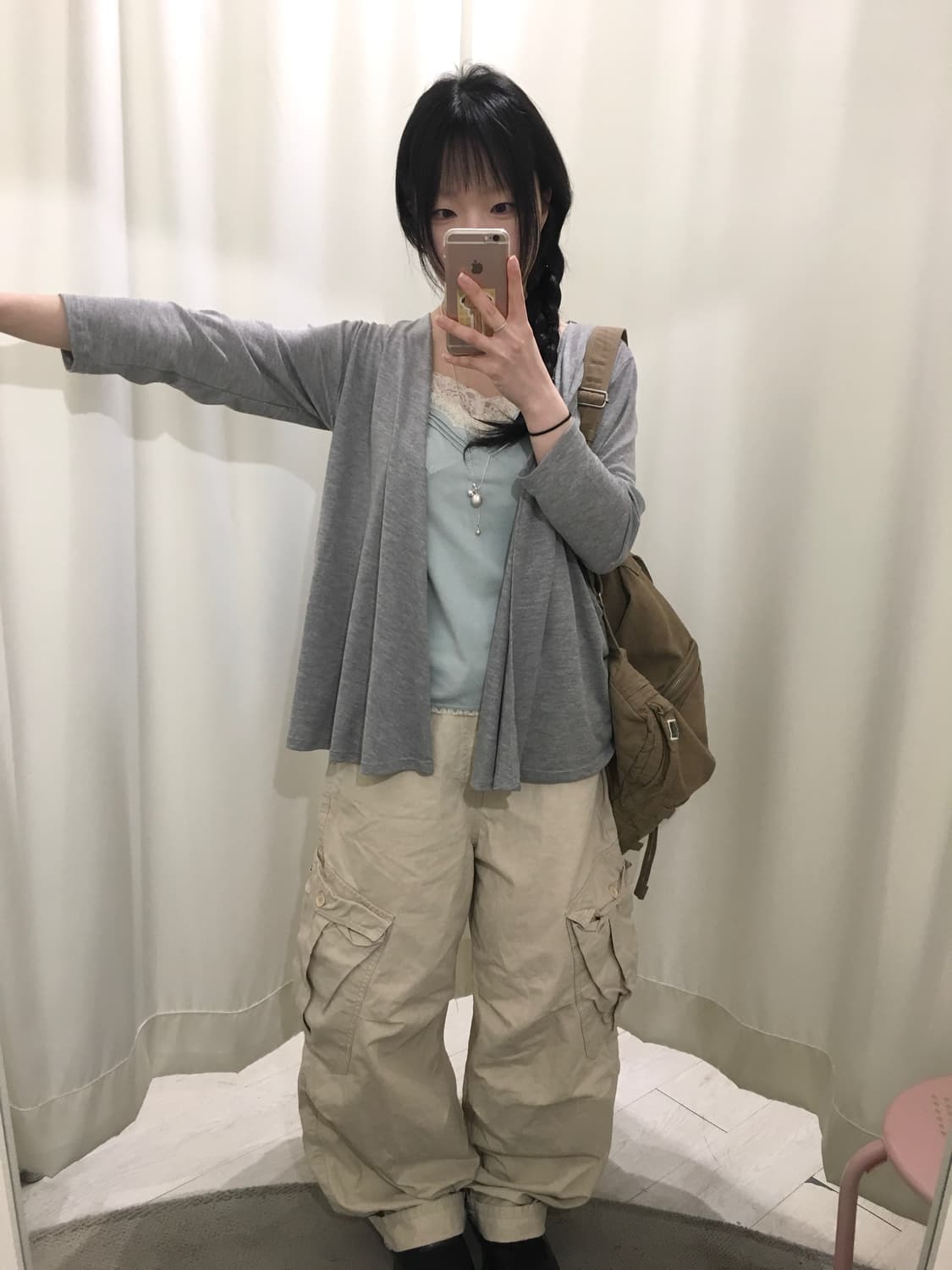 Asymmetrical Open Cardigan 상품이미지1