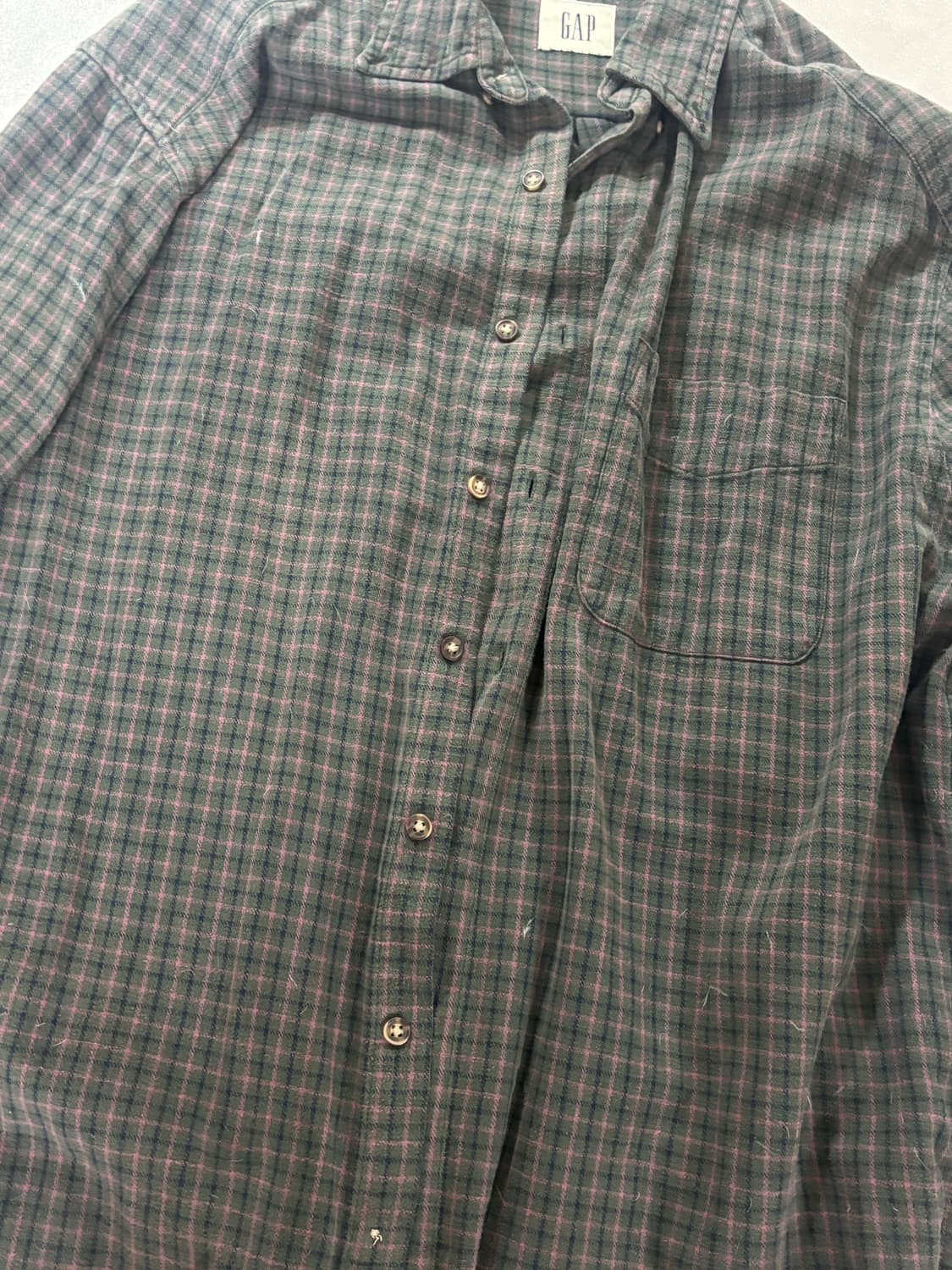 빈티지 GAP 체크셔츠 상품이미지2