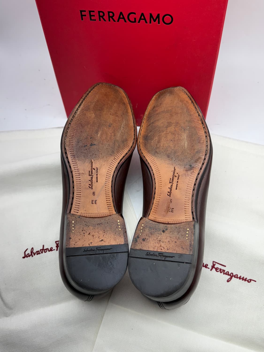 정품)페라가모구두255 상품이미지9
