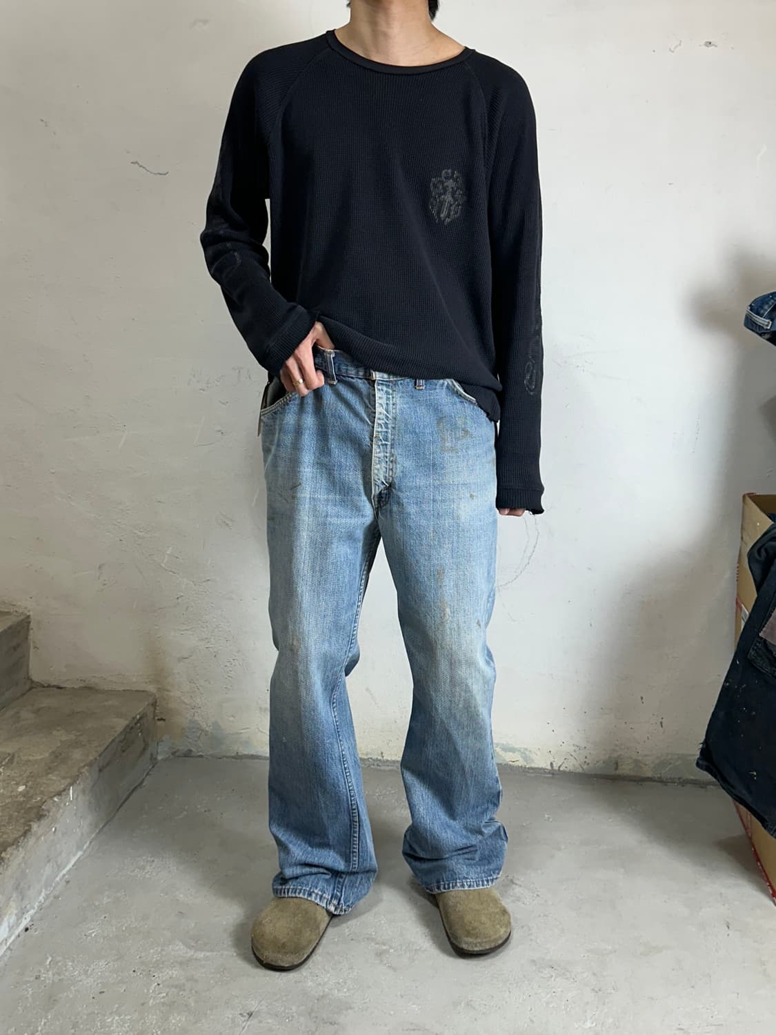 70's 빈티지 리바이스 빅E 646 벨바텀 리바이스 66전기 상품이미지2