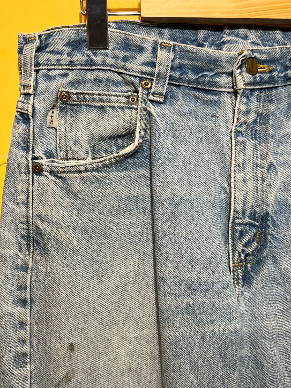 00s 칼하트 디스트레스드 스트레이트 데님 상품이미지3