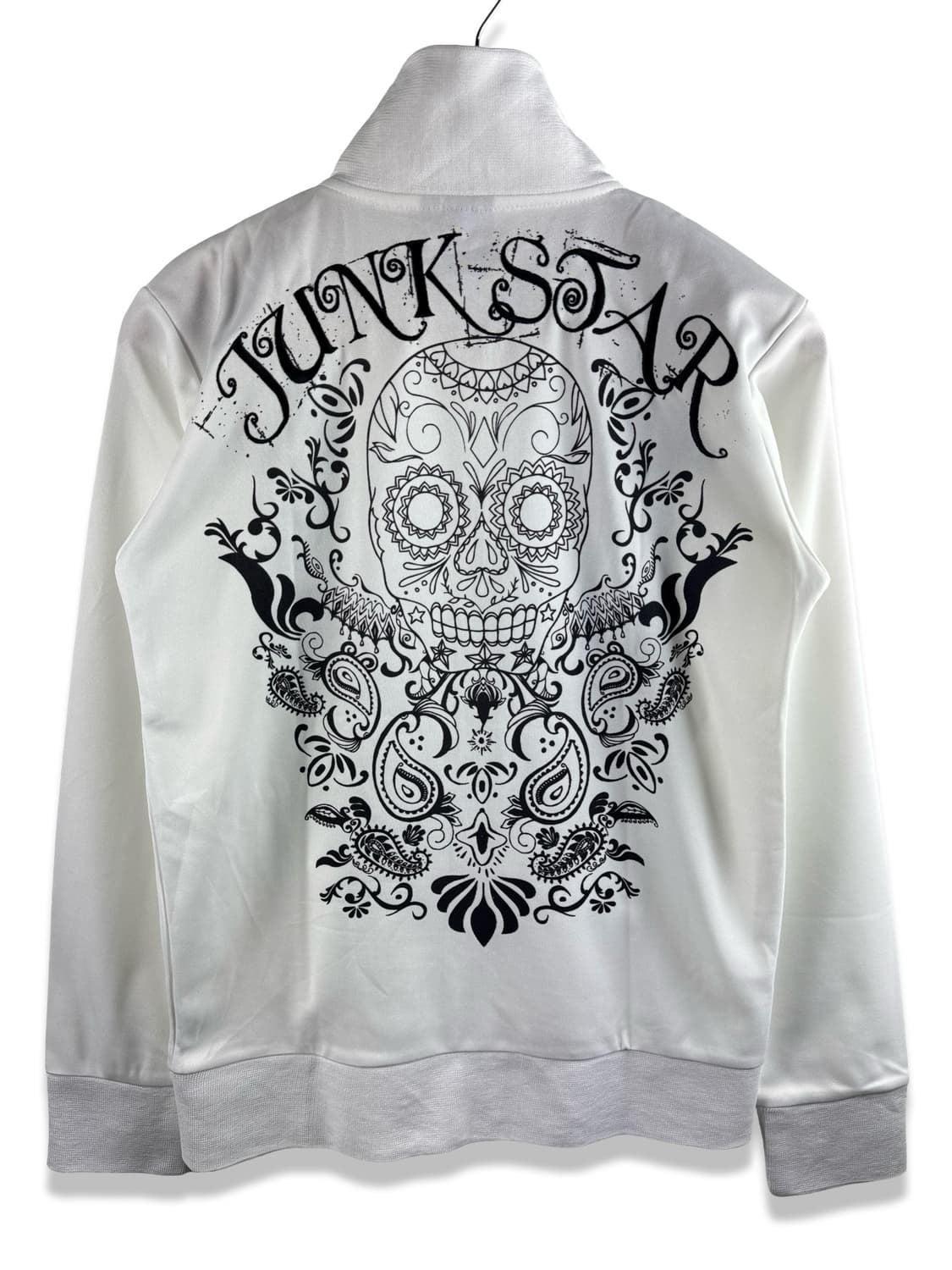 JPN 스컬 페이즐리 화이트 트랙탑져지2381 상품이미지1