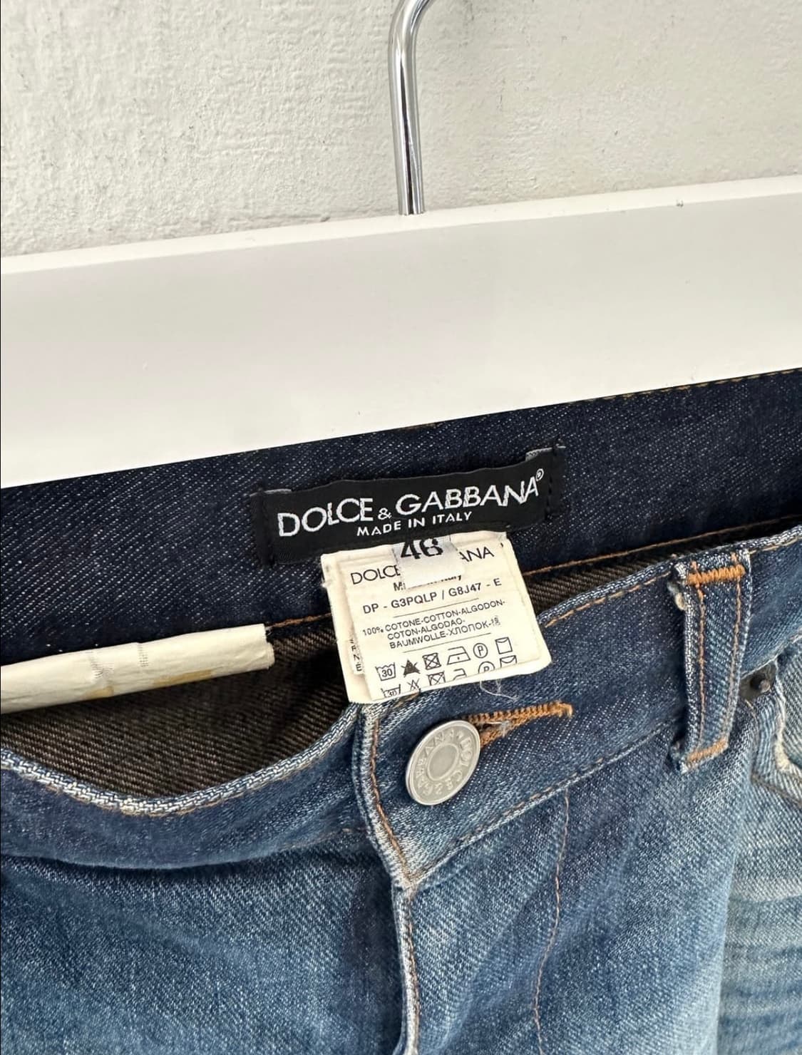 돌체앤가바나 2000s 디스트로이드 워싱 슬림진 상품이미지7
