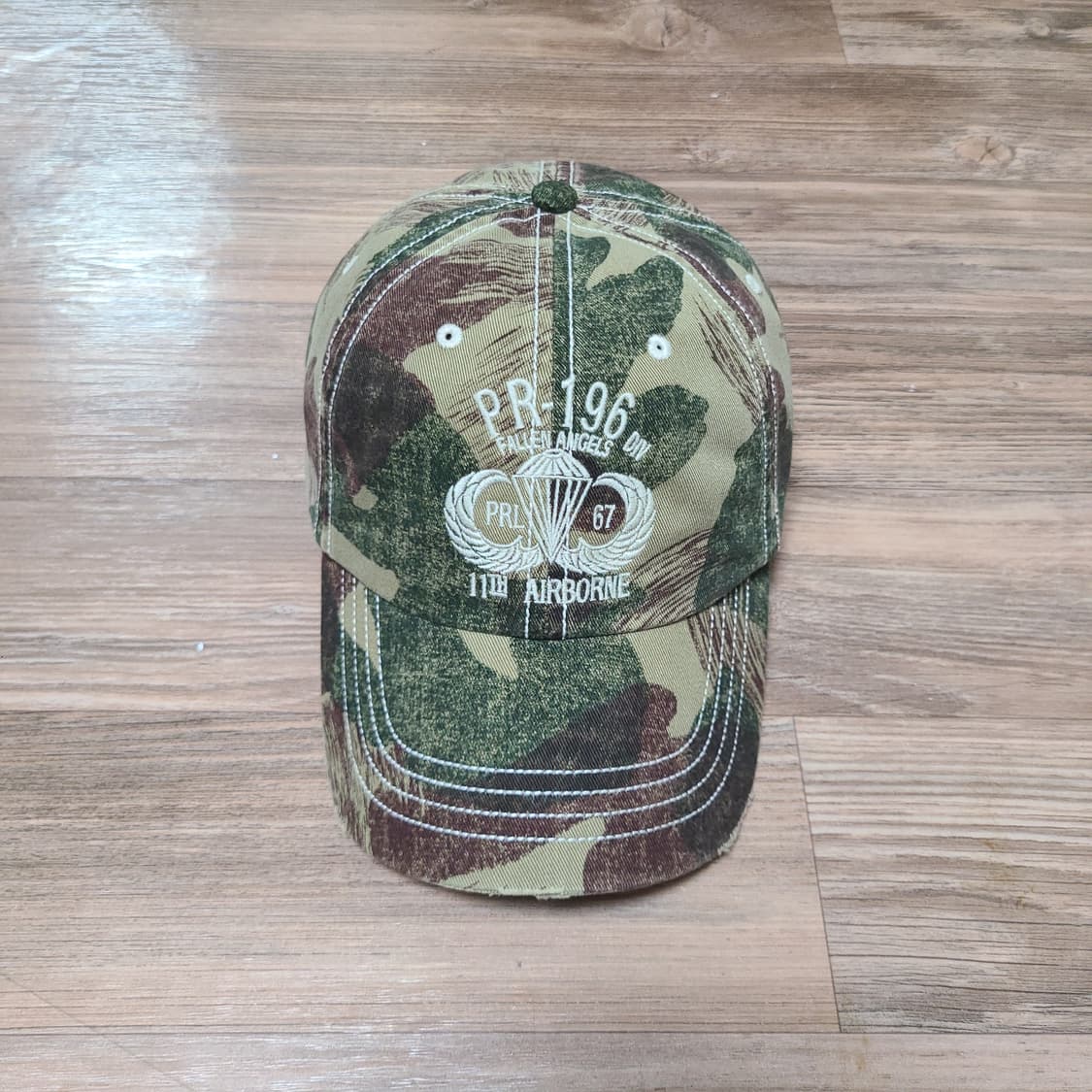 (새제품) 90s 폴로 미국 육군 밀리터리 카모 빈티지 모자 볼캡 상품이미지1