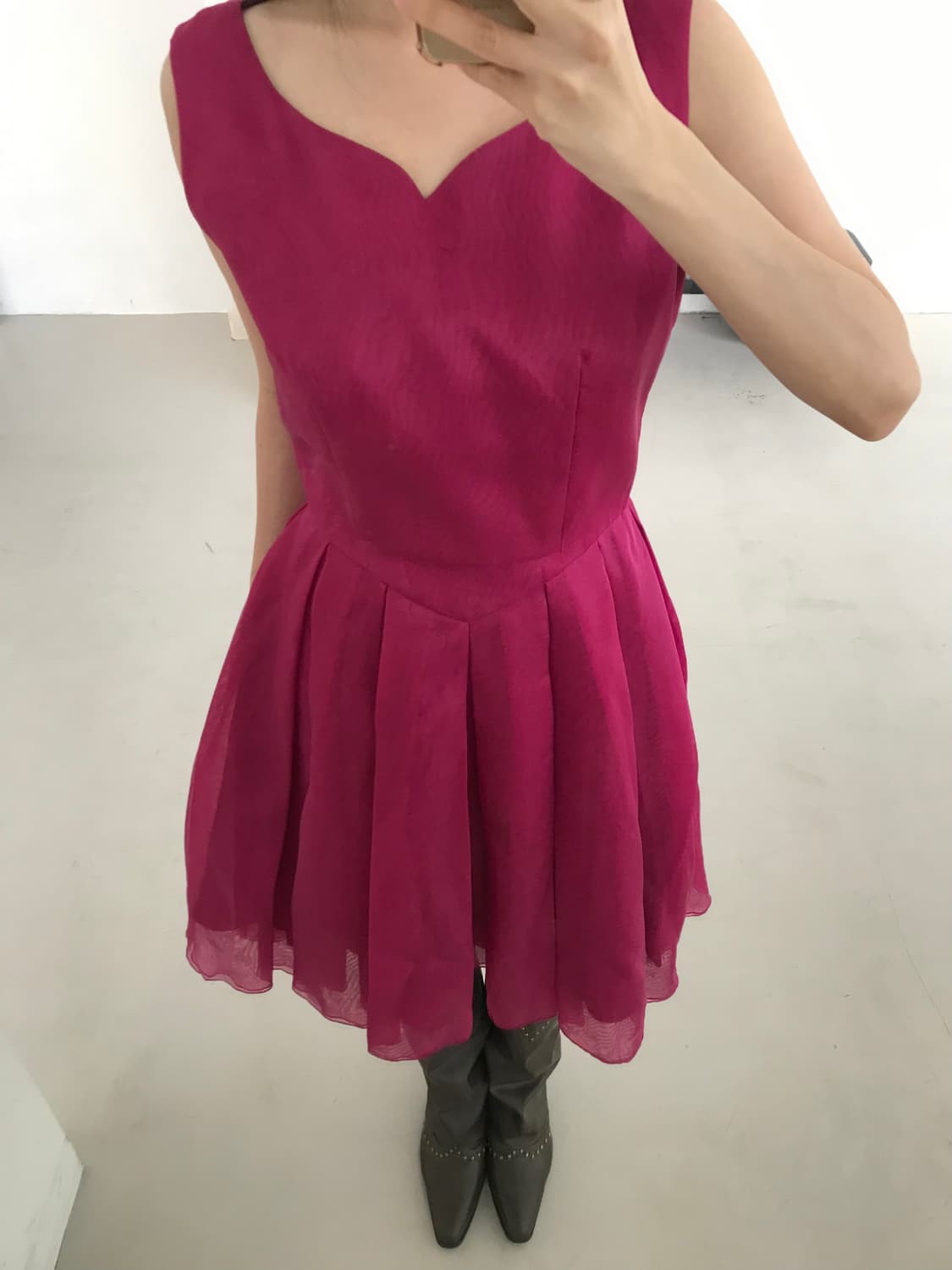 vintage pink one-piece 상품이미지5