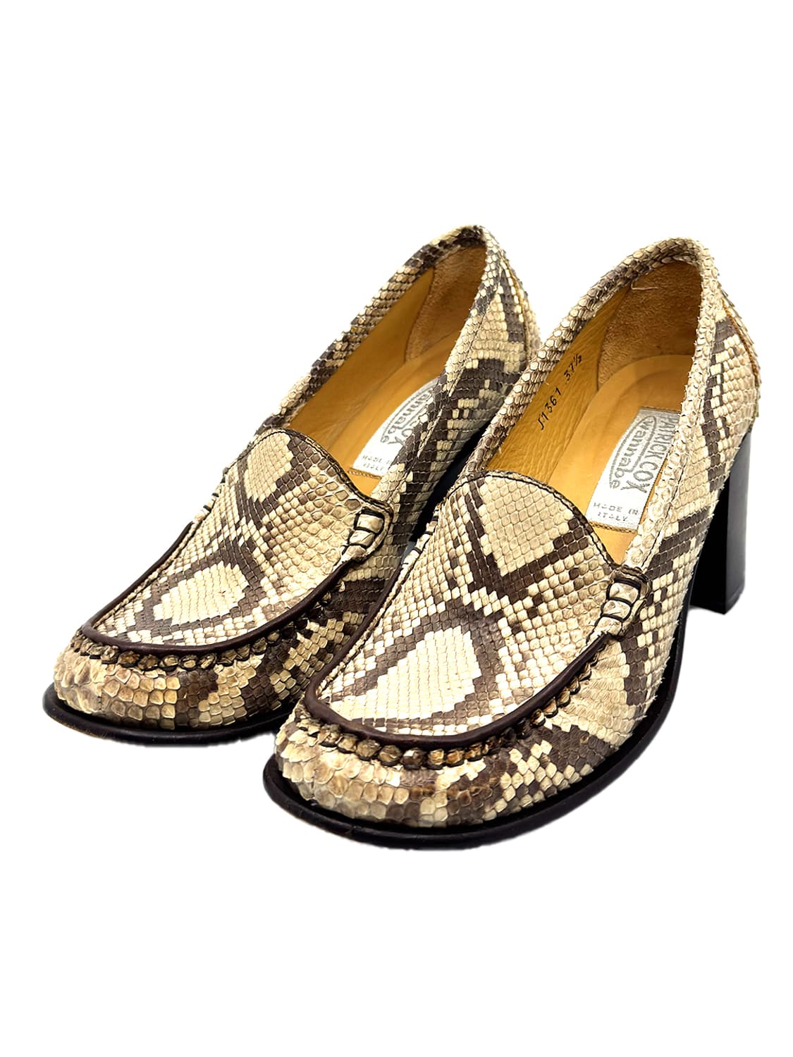  Patrick Cox Python Heeled Loafers/ 37.5 상품이미지2