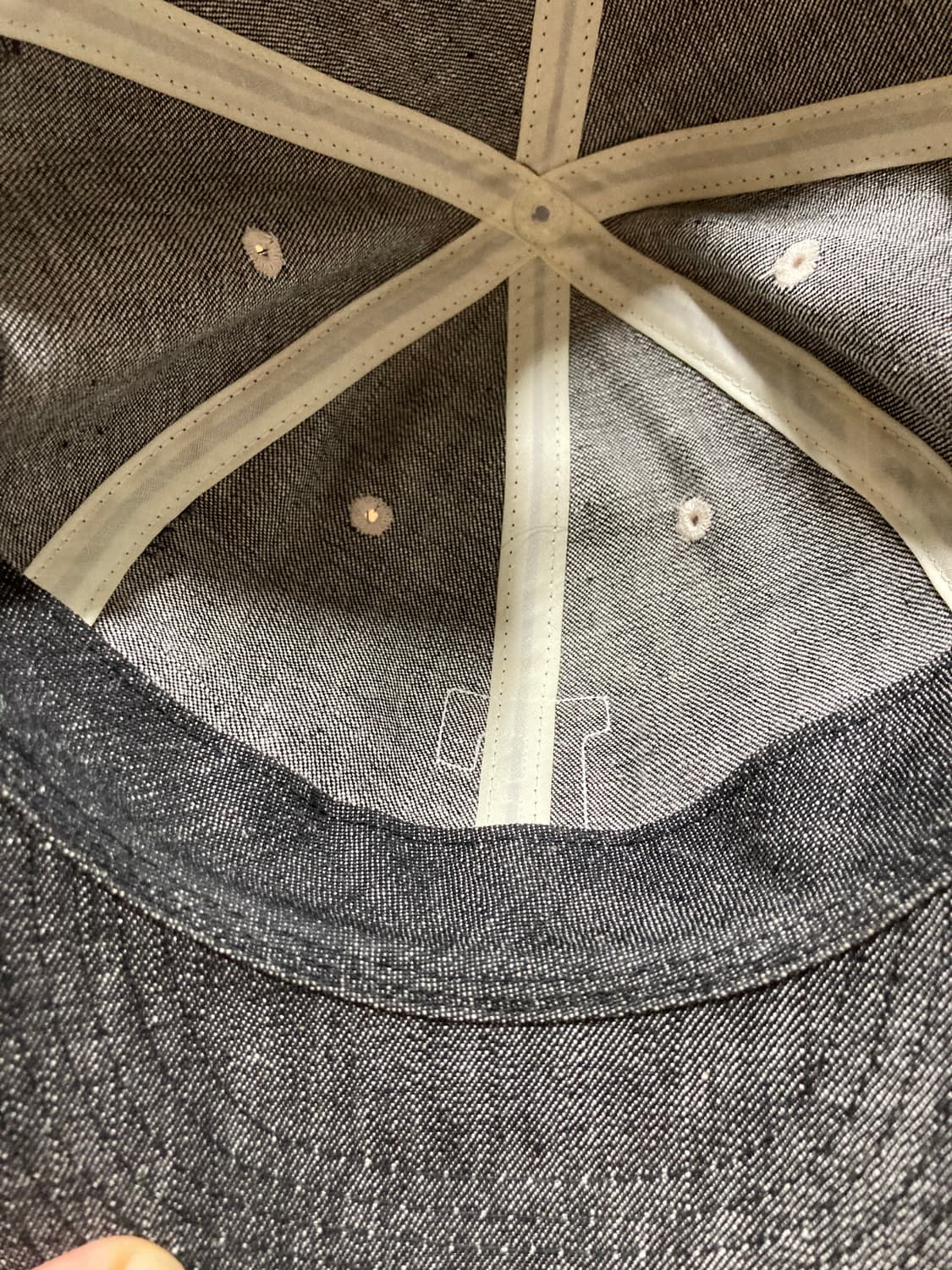 풀카운트 볼캡 그레이 블랙 상품이미지3