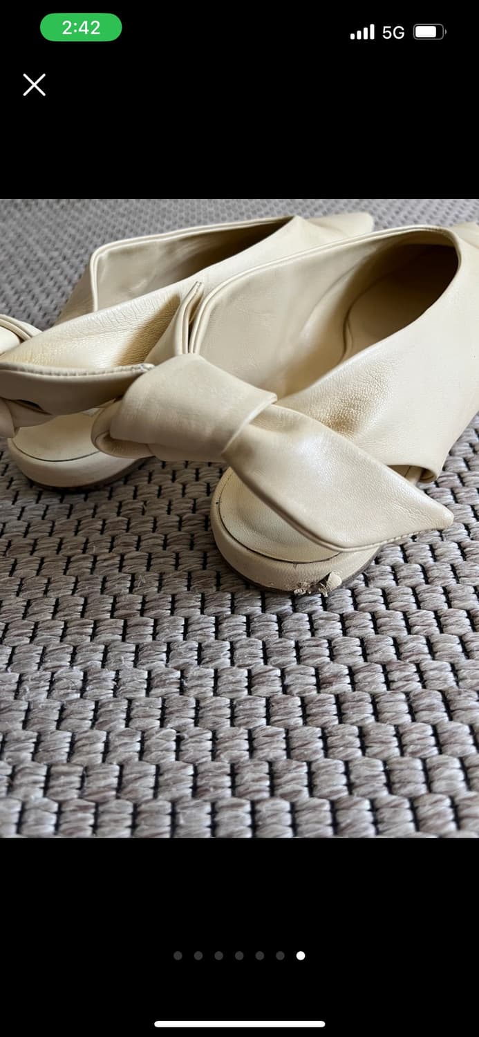 질샌더 발레리나 플랫슈즈 ecru 36 상품이미지6