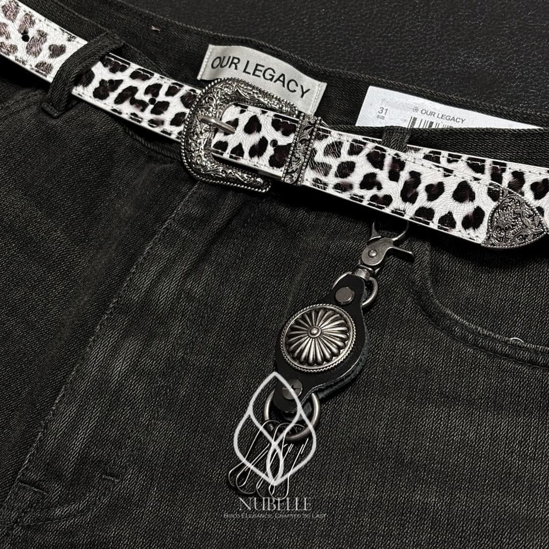 🌗 Dalmatian western belt / 달마시안 웨스턴 벨트 상품이미지1