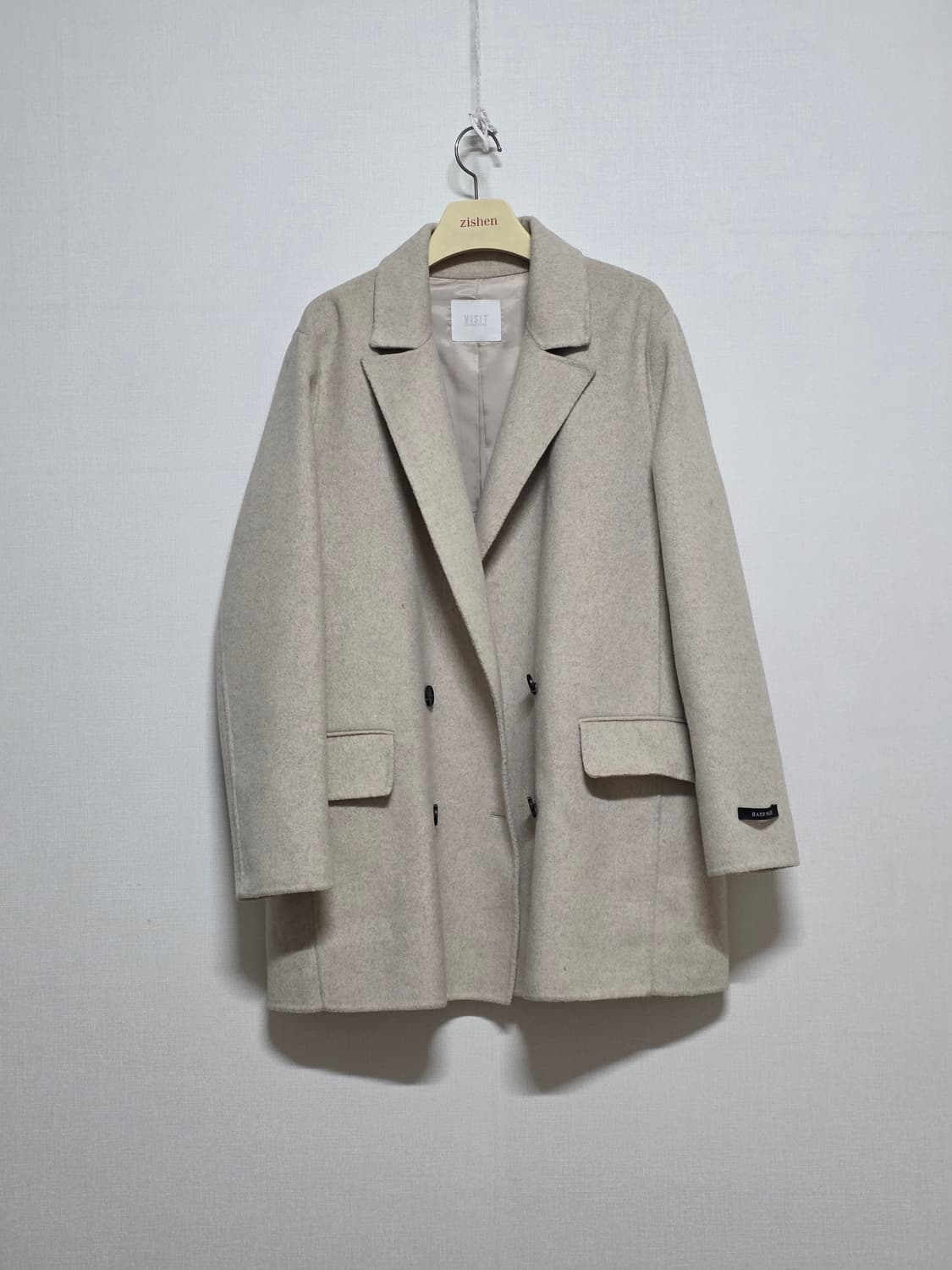 VISIT 핸드메이드 모 코트 상품이미지1