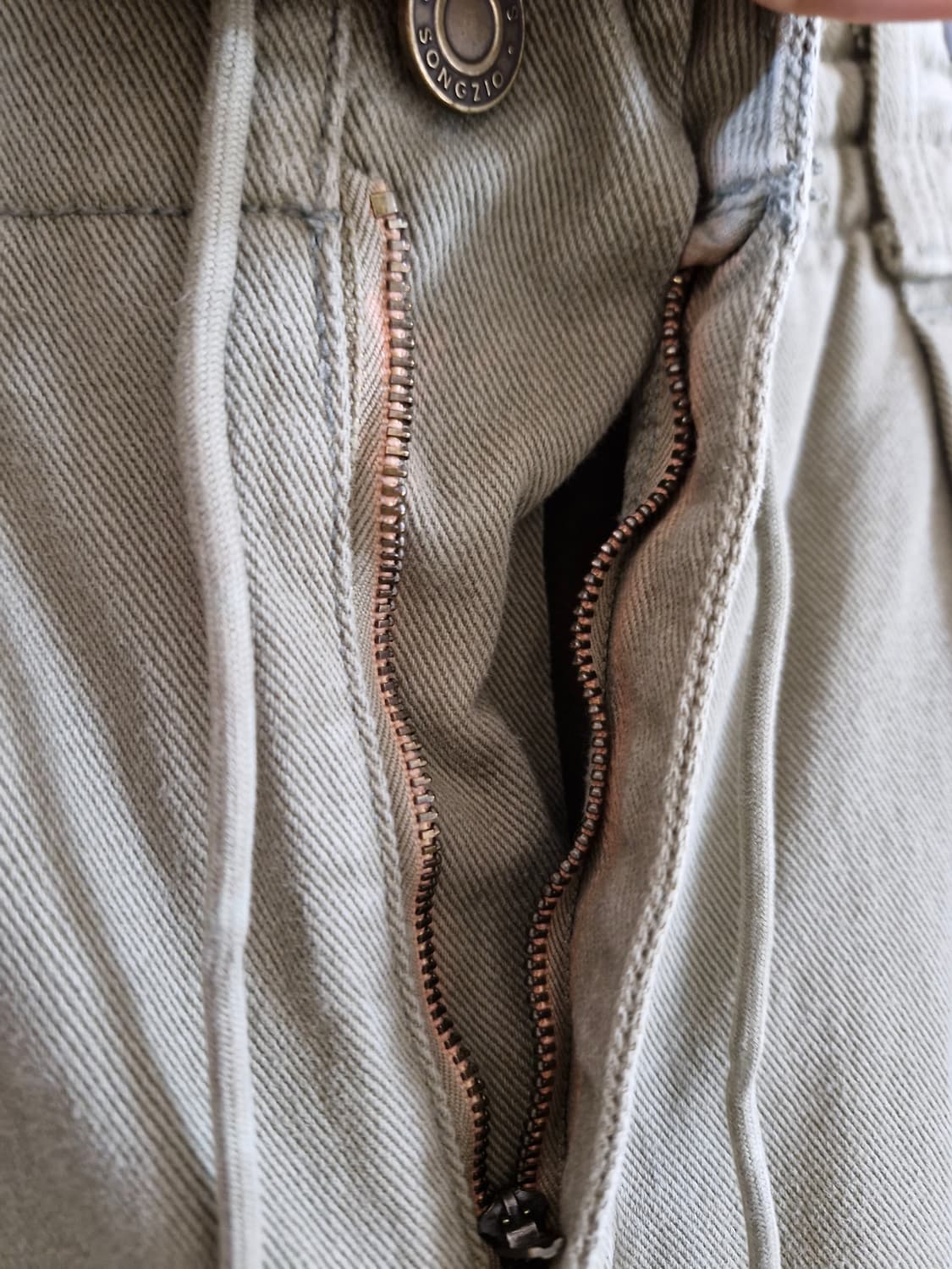 송지오 옴므 크롭 카고 팬츠 배기핏 32 상품이미지5