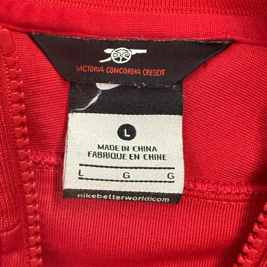 나이키 아스날 빨흰 레드 져지 트랙탑 상품이미지5