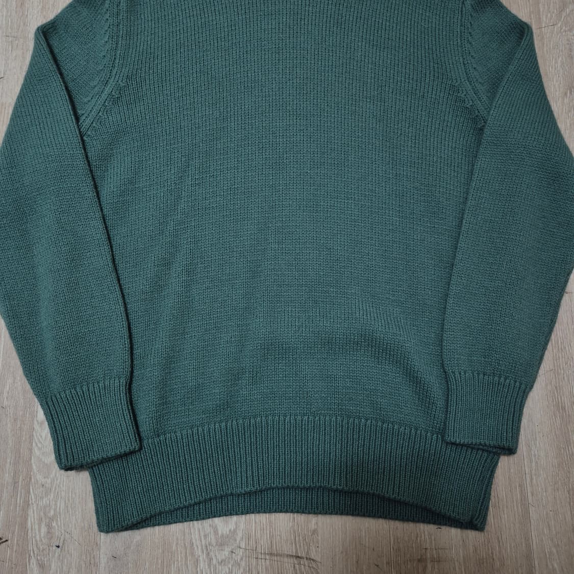 자라 그린 니트 스웨터 M(95) 상품이미지3