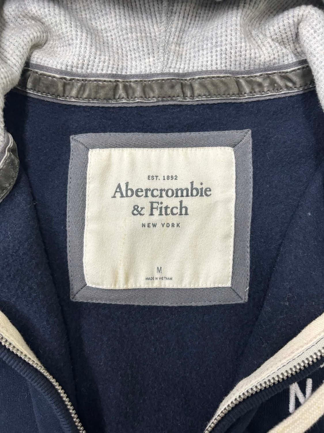 아베크롬비 y2k 여리핏 올드스쿨 스웻 걸즈 대장급 후드집업 희귀져지(M 상품이미지4