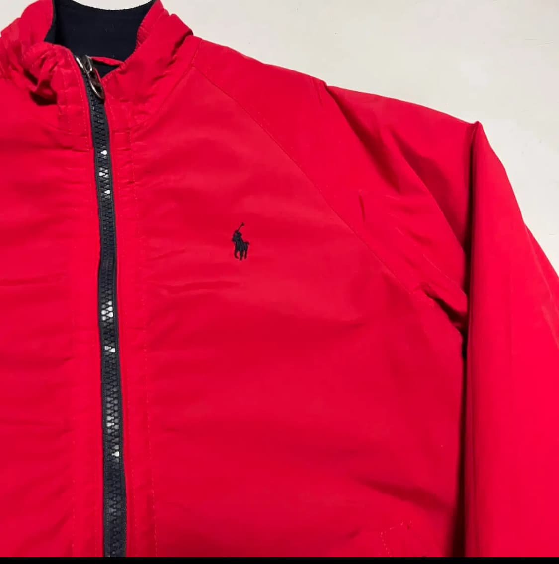 POLO 폴로 기본로고 레드 바라쿠타 블루종자켓(S) 상품이미지3
