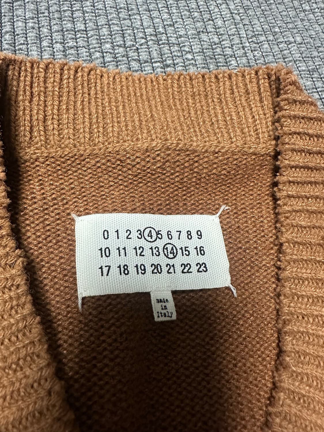 마르지엘라 엘보우 패치 니트 스웨터 L 상품이미지3