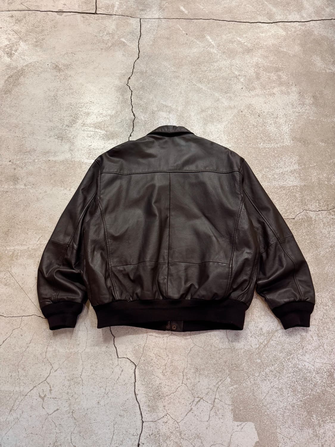 90s 에어본 A2 레더 플라이트 자켓 상품이미지6