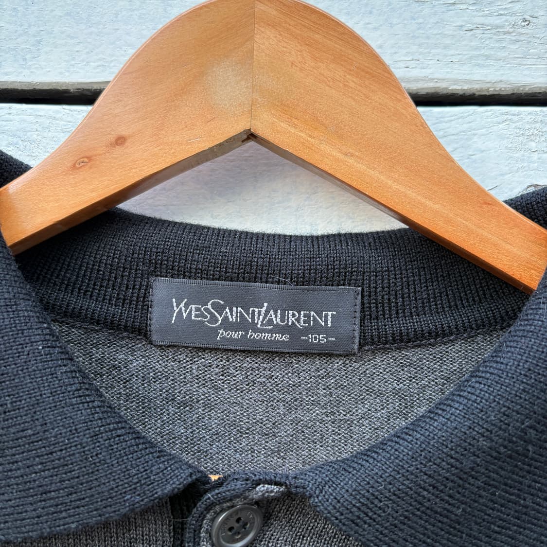 Yves Saint Laurent 입생로랑 울 카라 니트 상품이미지4