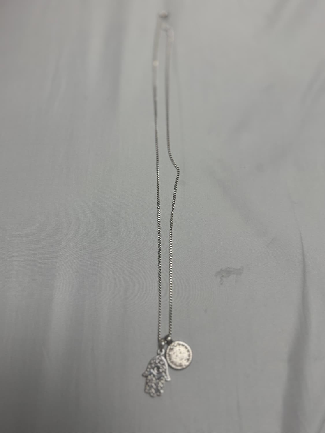 실버 하무사 펜던트 목걸이 상품이미지2