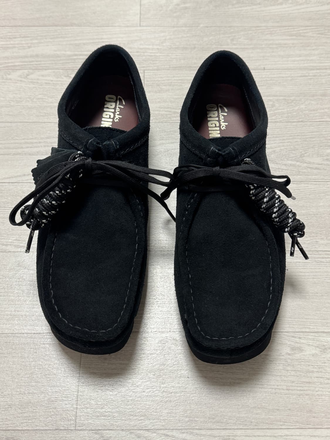 클락스 왈라비 GTX 블랙 스웨이드 270 상품이미지2