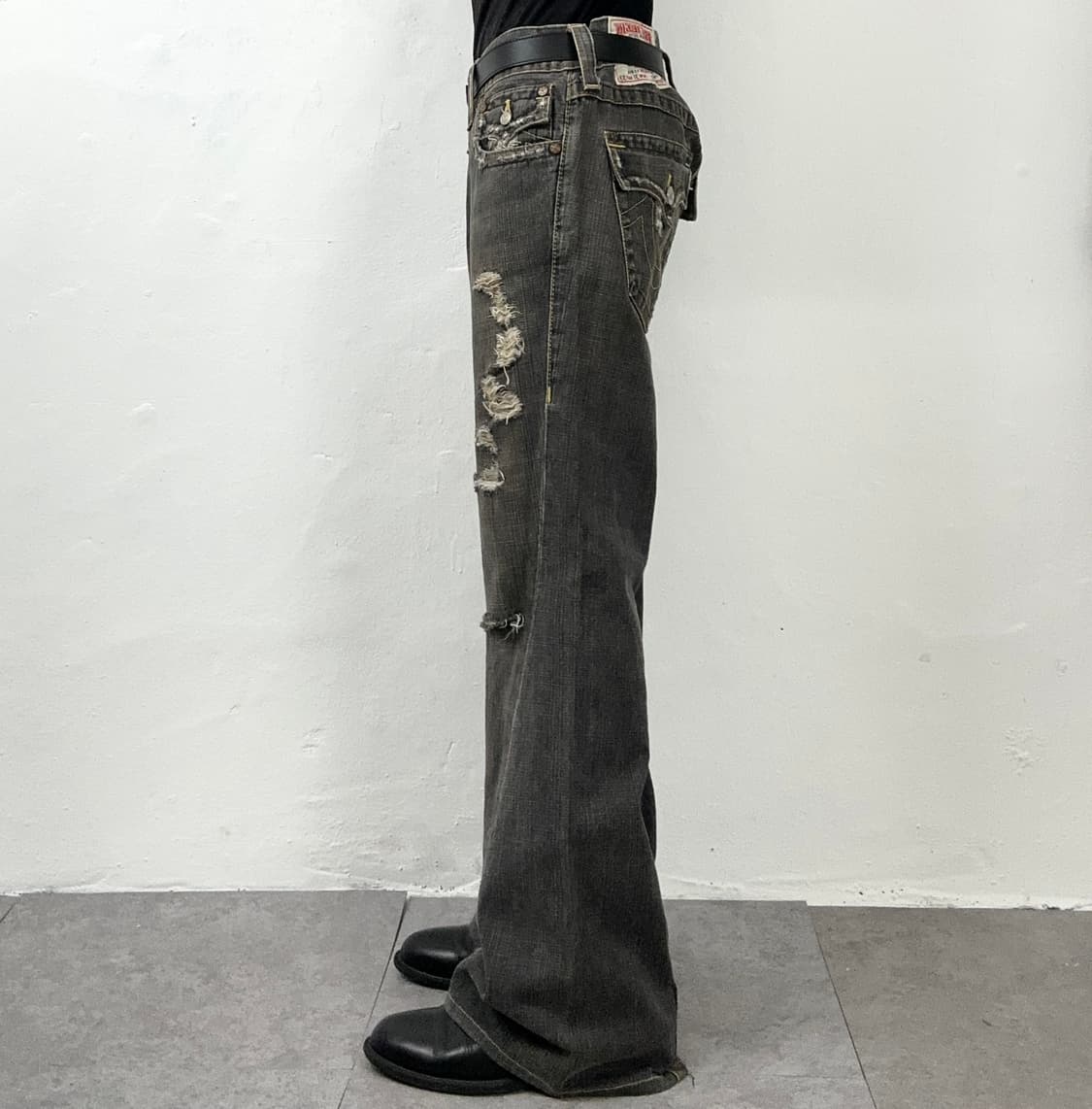 True Religion USA Marsh Gray Denim  Flar 상품이미지3