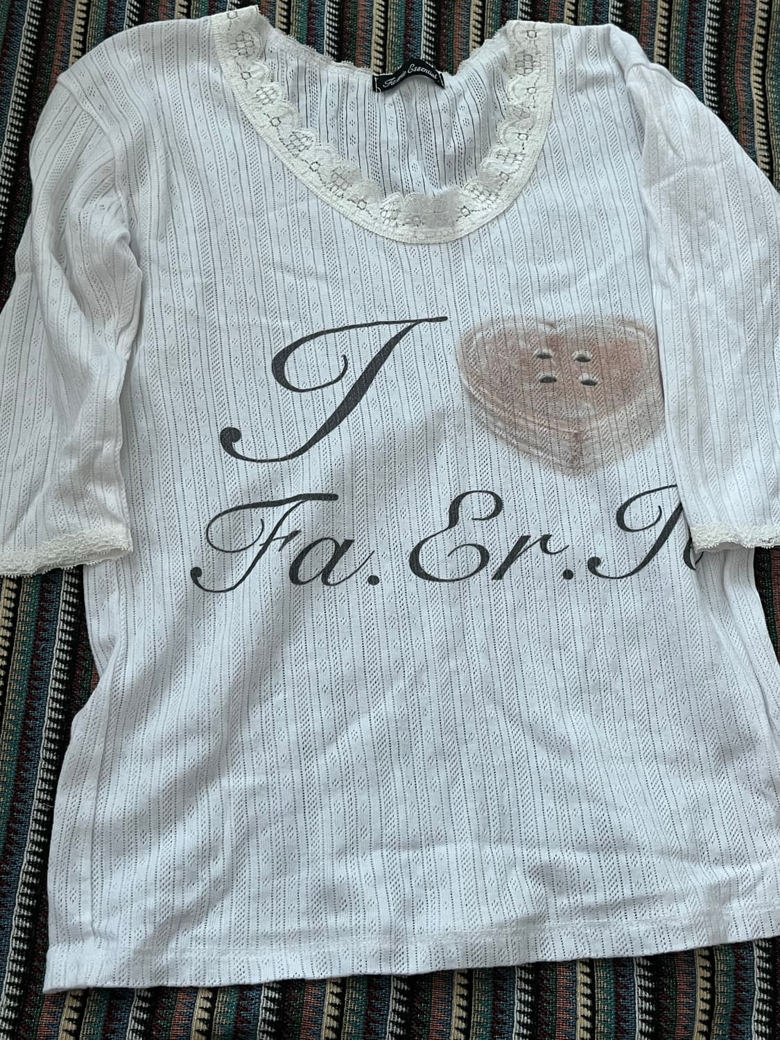 샵 페어리 레이스 반팔티셔츠 상품이미지3