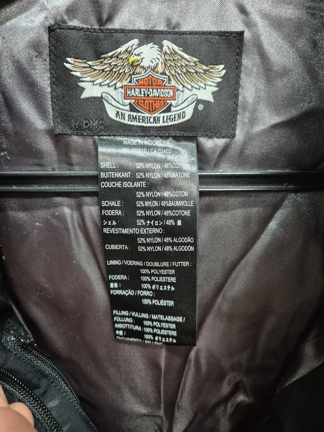 할리데이비슨 누빔 점퍼 상품이미지4