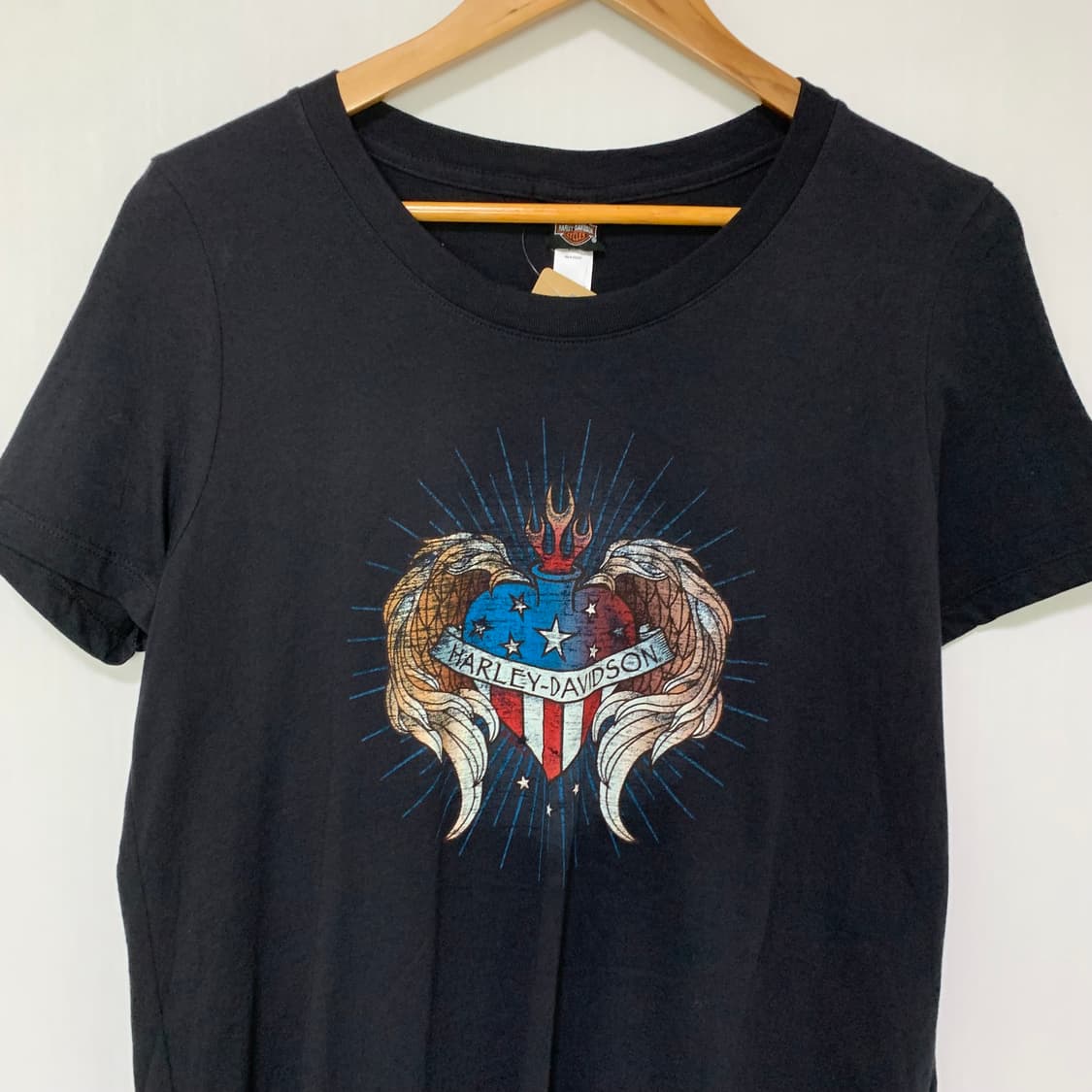 할리 데이비슨 빈티지 프린팅 반팔 티셔츠 XL 남녀공용 상품이미지2