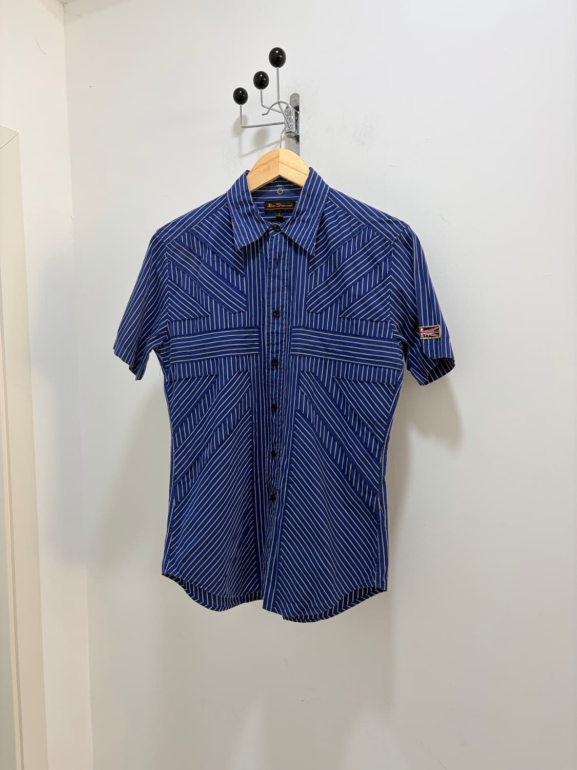 Ben Sherman X BOYCOTT 유니언잭 패치 펑크 반팔셔츠 상품이미지4