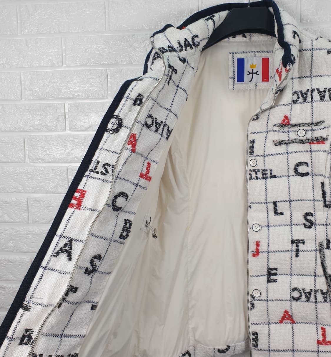 [90]까스텔바작 트위드 구스다운 점퍼 상품이미지6