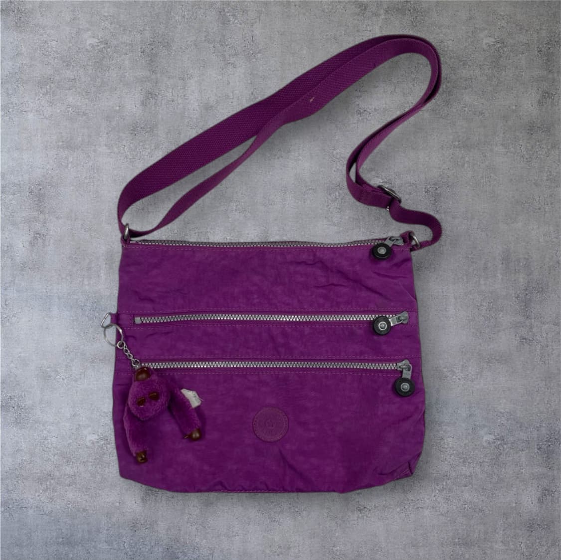 키플링 Kipling 퍼플 알바 크로스백 상품이미지1