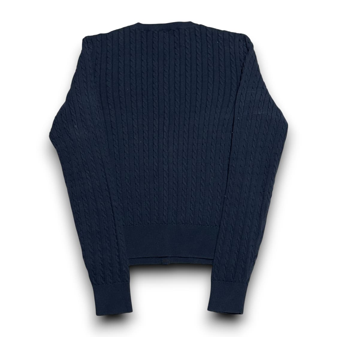 Polo Ralph Lauren 여성 화이트포니 네이비 케이블 가디건 상품이미지2