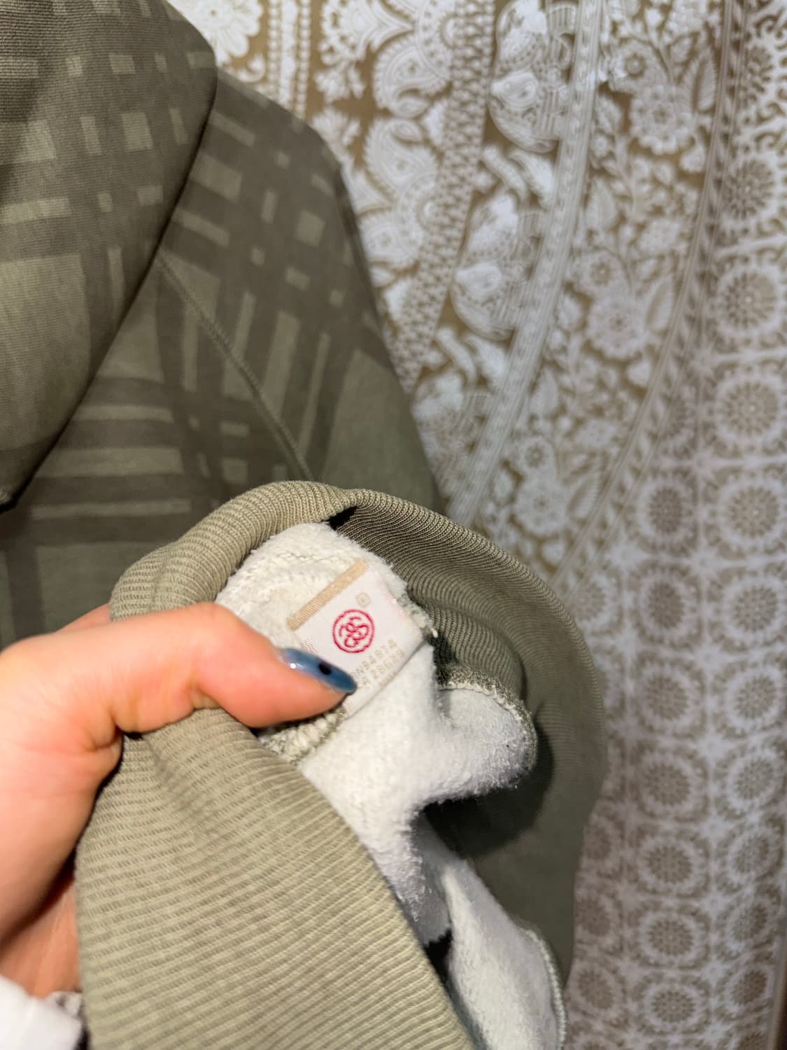 스투시 기모 체크 후드집업  상품이미지9