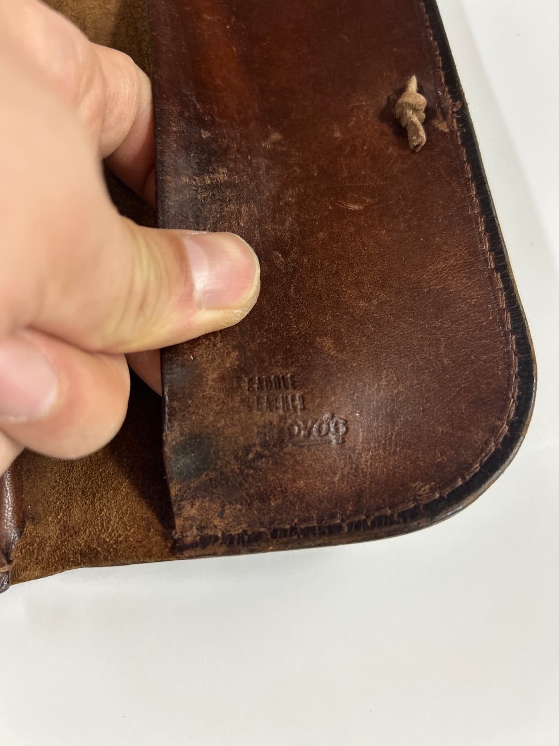 GOROS 고로스 브라운 새들레더 장지갑 상품이미지4