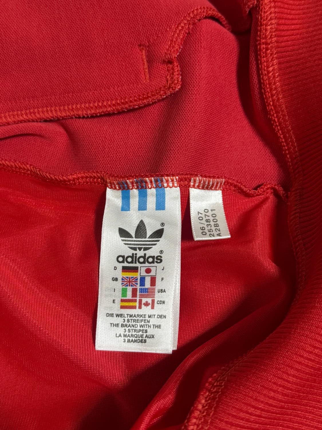 아디다스 오리지널 레트로 페루 트랙탑 져지 (1978년 복각) 상품이미지4