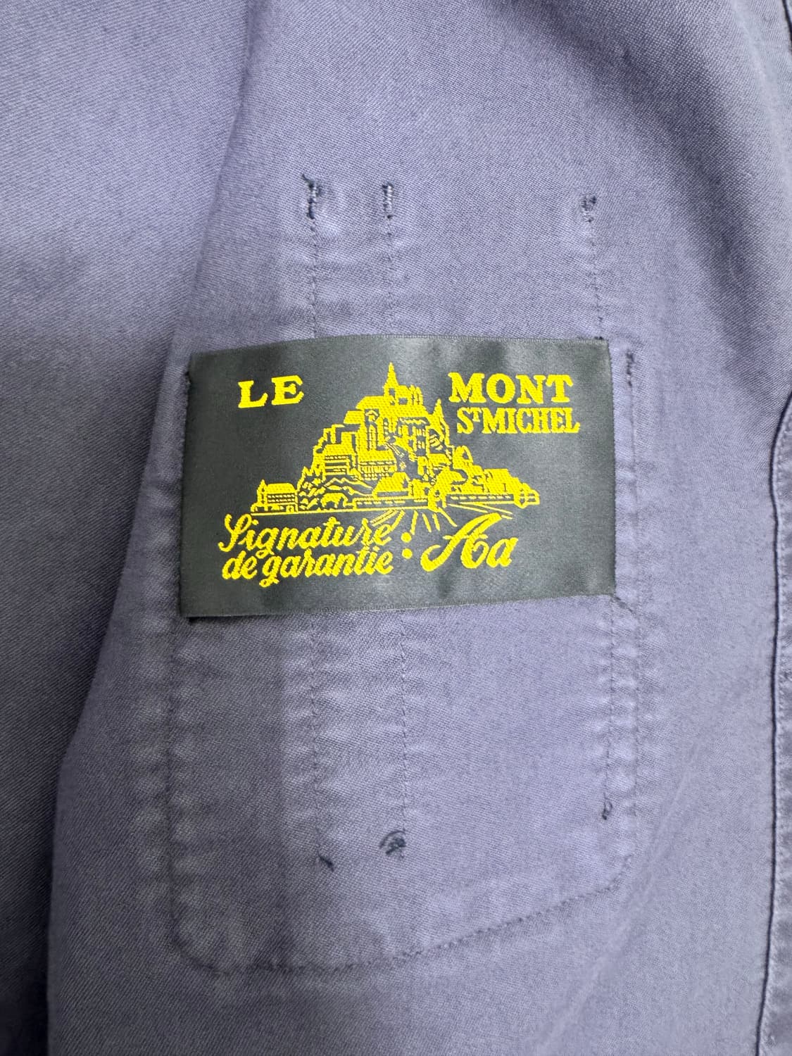 (52,새상품)르몽생미셸 몰스킨 워크 자켓 Seoul Edition 한정 상품이미지5