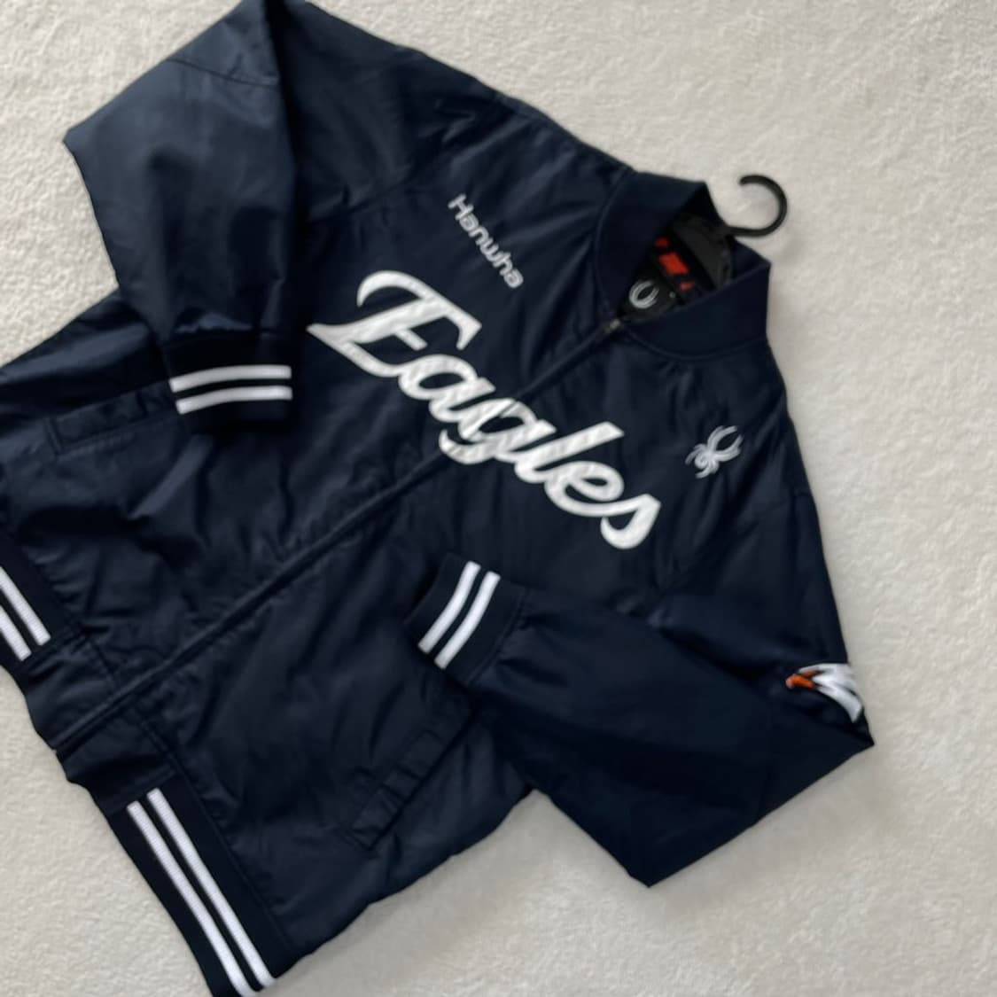 L 한화이글스 2025 스파이더 어센틱 춘추 점퍼자켓 상품이미지3